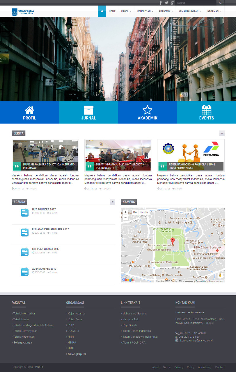 Website Akademik Bootstrap 1